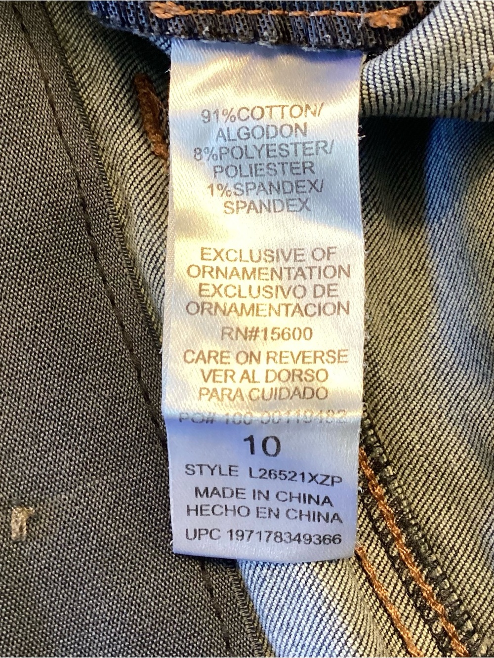 Wit & Wisdom Sam High Rise Wide Leg Jeans - Blue - 10 - Picture 8 of 8